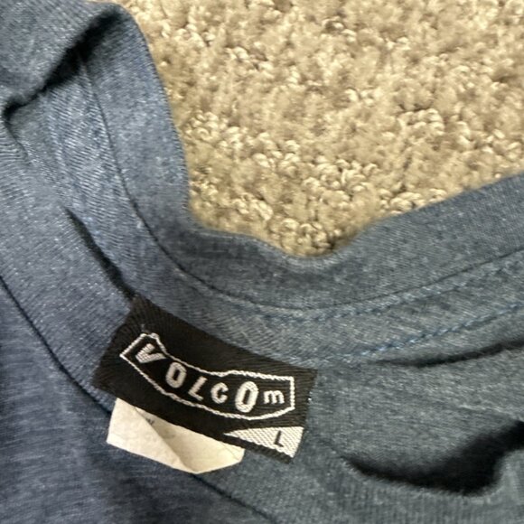 Volcom T-Shirt Men’s Blue Short Sleeve Size Large - Picture 9 of 11